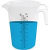 ACCUPOUR 128oz (1 gallon) Measuring Pitcher, Plastic, Multipurpose - Great for Oil, Chemicals, Pool and Lawn - Ounce (oz) and Milliliter (mL) Increments (4000 mL) view 1