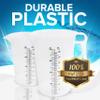 ACCUPOUR 128oz (1 gallon) Measuring Pitcher, Plastic, Multipurpose - Great for Oil, Chemicals, Pool and Lawn - Ounce (oz) and Milliliter (mL) Increments (4000 mL) view 3