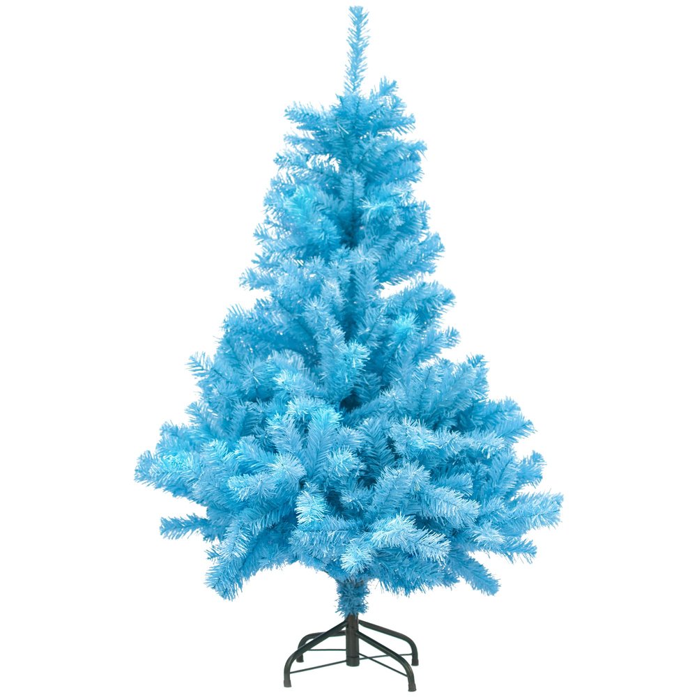 6' Cerulean Blue Pine Artificial Christmas Tree, Unlit