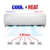 ApooDr 12000 BTU Mini Split Air Conditioner Ductless Inverter System 17.4 SEER2 with Heat Pump 110V 1 Ton,with Installation Kit view 2