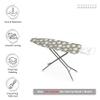 Encasa XO Ironing Board Cover and Pad 54"x18" Standard Size - Thick 3mm Felt Padded Iron Board Cover with Padding, Scorch & Stain Resistant Cotton, Heavy Duty Drawstring, Snug Fit - Daisy Grey view 3