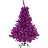 Full Pine Artificial Christmas Tree - 4' - Boysenberry Purple - Unlit view 1