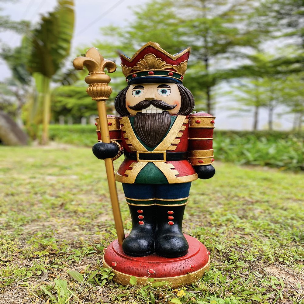 Hi Line Gift Ltd. Wooden Finish Small Nutcracker