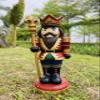 Hi Line Gift Ltd. Wooden Finish Small Nutcracker view 1