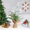 Northlight Real Touch Heavily Flocked Pine Burlap Base Christmas Tree view 2