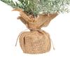 Northlight Real Touch Heavily Flocked Pine Burlap Base Christmas Tree view 3