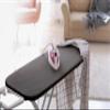 Encasa Homes Replacement Ironing Board Cover with Extra Thick Pad, Plain Colors, Elasticated, (Fits Standard X-Large Boards of 57"x22") Heat Reflective, Scorch Resistant, Heavy Duty - Grey view 3