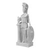 Athena Parthenos Holding The Winged Victory Greek Goddess Sculpture Cast Marble view 2