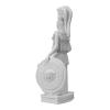 Athena Parthenos Holding The Winged Victory Greek Goddess Sculpture Cast Marble view 4