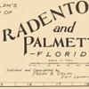 Antiguos Maps Bradenton and Palmetto Map - The Friendly City Florida City Street Art Print by Dolph circa 1940 (24 inches x 32 inches) view 4