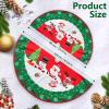 Hianjoo Christmas Tree Skirt 36 Inch, Xmas Tree Base Cover Mat for Holiday Ornament for Xmas Party Christmas Decorations (Snowland Style, 36 inch/ 90cm) view 4