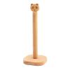LIU- Wooden Paper Towel Holders for Kitchen, Countertop Standing Paper Towel Holder,with Cute Panda Top and Non-slip Base, for Home Kitchen Dining Room Decor view 1