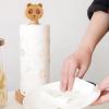LIU- Wooden Paper Towel Holders for Kitchen, Countertop Standing Paper Towel Holder,with Cute Panda Top and Non-slip Base, for Home Kitchen Dining Room Decor view 3