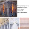 Bed Canopy European-Style Luxury Bed Canopy with Four Seasons Bed Curtains, 1.5m/1.8m/2m Double Bed Canopies, 360Protection and Dustproof, with Stand (Color : Light Gray, Size : 180x220x200cm) view 3