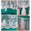 Bed Canopy European-Style Luxury Bed Canopy with Four Seasons Bed Curtains, 1.5m/1.8m/2m Double Bed Canopies, 360Protection and Dustproof, with Stand (Color : Light Gray, Size : 180x220x200cm) view 4