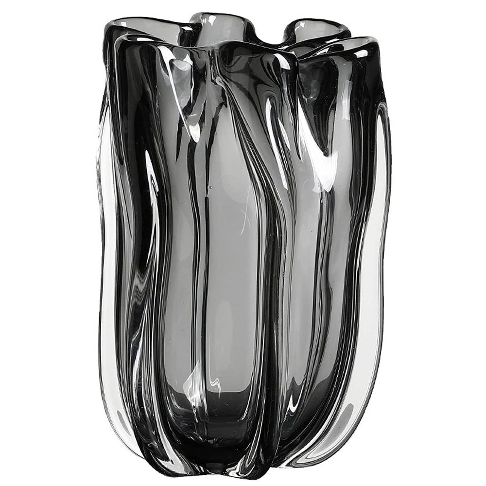 jinyi2016SHOP Flower Vase Fancy Glass Vase Home Living Room Flower Arrangement Vase Decoration Hotel Office Creative Dining Table Decoration 11.4 Inches Decorative Vases