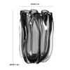 jinyi2016SHOP Flower Vase Fancy Glass Vase Home Living Room Flower Arrangement Vase Decoration Hotel Office Creative Dining Table Decoration 11.4 Inches Decorative Vases view 2