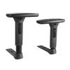 Frassie Height Adjustable Chair Armrest Pair, Gaming Boss Chair Arms Set Replacement,Black (3D) view 1