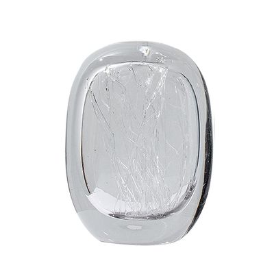 jinyi2016SHOP Flower Vase Modern Vase High Transparent Cracked Glass Flower Utensil Decoration Creative Bottle Hotel Art Decoration Decoration Vase Decorative Vases (Size : A)