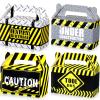 Marspark 16 Pack Construction Party Treat Boxes Construction Birthday Party Favors Dump Truck Gift Boxes Goodie Bags view 1