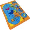 Champion Rugs Kids / Daycare / Classroom / Playroom Soft Modern Highly Detailed World Map Continents Oceans Hemispheres Compass Area Rugs Children Play Solid Home Decorator Floor Rug and Carpets view 4