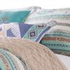 Benjara 2 Piece Twin Quilt Set with Geometric Pattern view 2