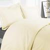 AMAY Giza Cotton, Super, Luxurious, Stylish 3-Piece Duvet Cover Set 800 Thread Count- Emperor Ivory Solid view 1
