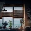 MOOD Custom Bamboo Shades | Twirl | Top Down Bottom Up Cordless | Bamboo Roman Shades for Windows and Doors (Natural Woven) | Rendezvous Twirl (Sheer) | 65.5" W x 48" H view 1