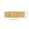 Appetizer Serving Tray Cookie Tray Wooden Sushi Board Rectangular Plate Sashimi Dish Dessert Server for Restaurant or Home view 2