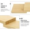 Appetizer Serving Tray Cookie Tray Wooden Sushi Board Rectangular Plate Sashimi Dish Dessert Server for Restaurant or Home view 4