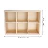 DOITOOL 2pcs Wooden Desktop Organizer Box Compartments Stylish Sundries Storage for Office Supplies Tools and Items for Use view 2