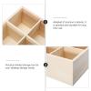 DOITOOL 2pcs Wooden Desktop Organizer Box Compartments Stylish Sundries Storage for Office Supplies Tools and Items for Use view 4