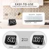 Digital Kitchen Timer Magnetic Countdown Count Up Timer with Large LED Display for Kids Teachers view 4