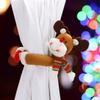 2 Pack Christmas Curtain Buckle Tieback Curtain Tiebacks Christmas Window Decorations Cartoon Curtain Holdback Holder Fastener for Xmas Holiday Ornaments Home Decor (Elk) view 2