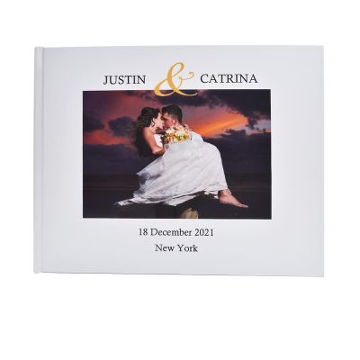 Custom Personalized Polaroid Wedding Guest Book reception 8x10 inch with 100pages -3