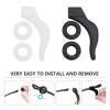 Beaupretty 1set Silicone -skid Eyeglass Retainers Ear Hooks Non- Glasses Covers for Sports and Outdoor Activities Lens Cloth Included view 4