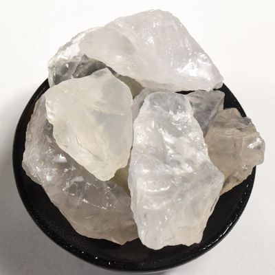 20PCs Clear White Girasol Rough Stones Natural Sparkling Translucent "Moon Opal" Gemstone Crystal Mineral Raw Specimens - Madagascar