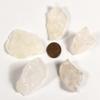 20PCs Clear White Girasol Rough Stones Natural Sparkling Translucent "Moon Opal" Gemstone Crystal Mineral Raw Specimens - Madagascar view 2