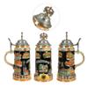 0.9L Beer Stein with Matel Pewter Lid Stanley Steel Germany Oktoberfest Tankard Eagle Bierkrug Drinking Glass Horn Coffee Mug Beer Stine Mug for Men for Beer Glasses view 2