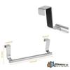 Bathroom Cabinet Shelf Rack Bar Steel Kitchen Hanger 23cm Over Door Towel Rack Holder view 2