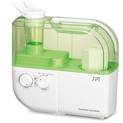 SPT [Green Dual Mist Humidifier with ION Exchange Filter, (SU-4010GA)