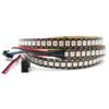 WS2815 (Upgraded WS2812B) 3.2ft 144(2x72) Pixels Individually Digital Addressable RGB Dual Signal LED Flexible Strip Light 5050 SMD IP30 Non-Waterproof Magic Dream Color DC12V Black PCB view 1