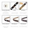 WS2815 (Upgraded WS2812B) 3.2ft 144(2x72) Pixels Individually Digital Addressable RGB Dual Signal LED Flexible Strip Light 5050 SMD IP30 Non-Waterproof Magic Dream Color DC12V Black PCB view 4