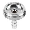 Keg Tap Cleaner Adapter, Beer Faucet Adapter, Stainless Steel Beer Tap Attachment Adapter Accessories, 1/4in for Most US Beer Pipe view 1
