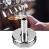 Keg Tap Cleaner Adapter, Beer Faucet Adapter, Stainless Steel Beer Tap Attachment Adapter Accessories, 1/4in for Most US Beer Pipe view 4