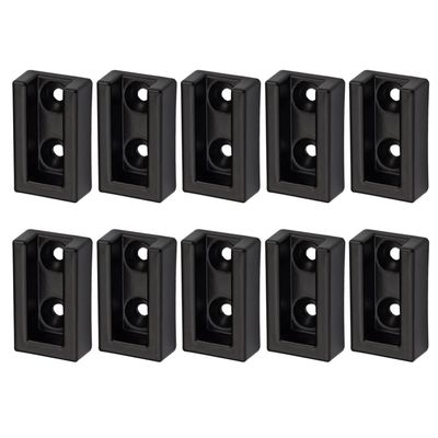 10pcs Clothes Rail Flange Wardrobe Closet Pole Bracket Closet Pole Socket Wardrobe Closet Pole Holder Wardrobe Closet Pole Seat Closet Rail Seat Closet Rod Seat Closet Rail Bracket
