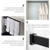 10pcs Clothes Rail Flange Wardrobe Closet Pole Bracket Closet Pole Socket Wardrobe Closet Pole Holder Wardrobe Closet Pole Seat Closet Rail Seat Closet Rod Seat Closet Rail Bracket view 3