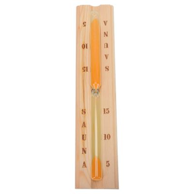 Happyyami Dry Steam Room Tabletop Wooden Timer for Sauna Sand Clock Safety Aesthetics