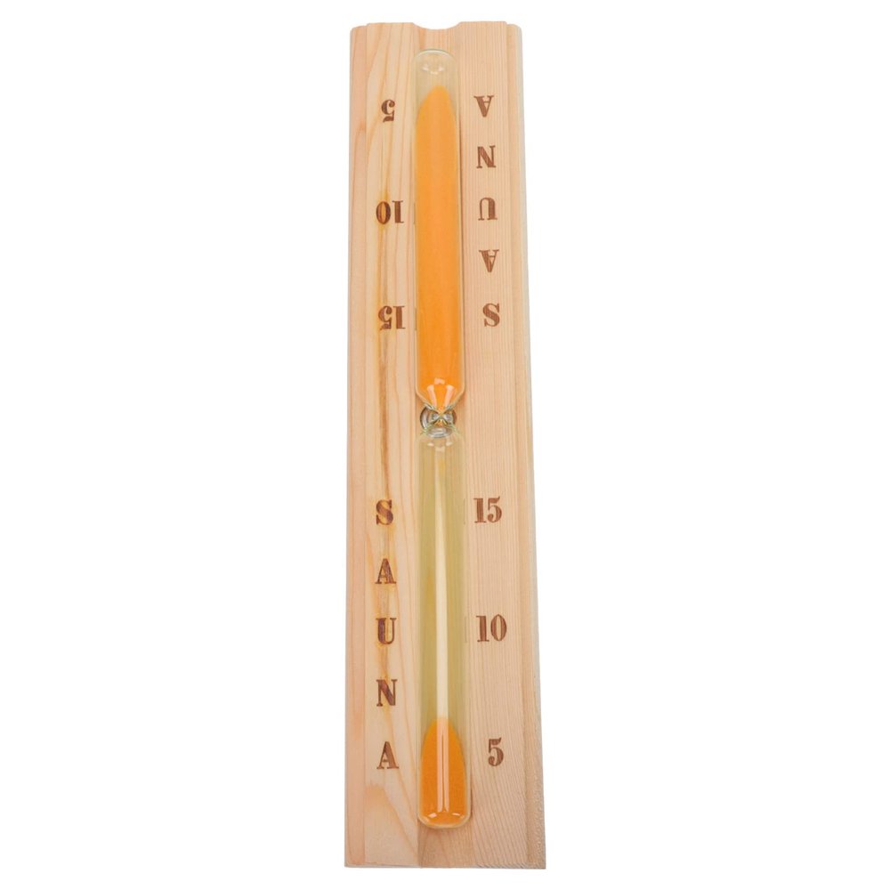 Happyyami Dry Steam Room Tabletop Wooden Timer for Sauna Sand Clock Safety Aesthetics