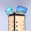 FixtureDisplays 4-Sided Wood Floor Display Storage Holds 72-Pair Sunglass Readingglass 15"x15"x68" 11691 view 3